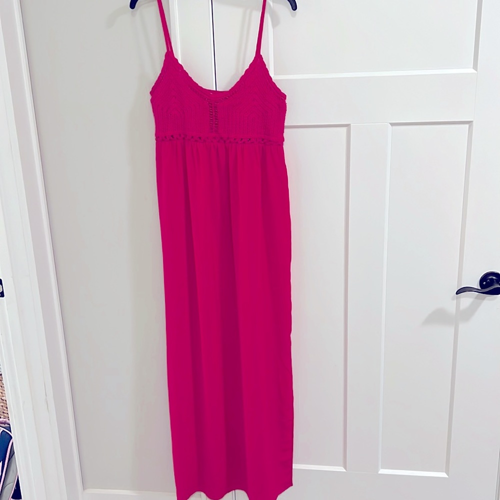 ❤️❤️❤️Pink Rose Maxi- Size M NWT